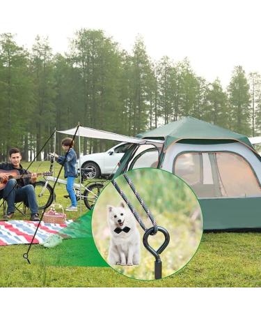 Liummrcy Heavy Duty Dog Camping Stakes - Durable Ground Anchor & Leash System for Large Dogs - Buy Online on GoSupps.com