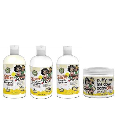 Frobabies Hair Honey Bubbles Moisturizing Shampoo (Sham-Coni-Leavein-Shea Butter)