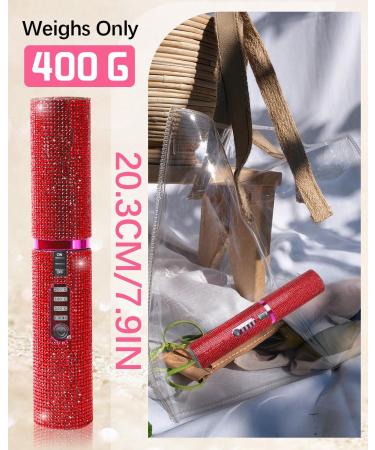 Buy Cordless Hair Straightener - Mini Flat Iron with 4800mAh Battery Fast Heating & Anti-Burn Perfect for Travel - Ideal for Girls & Women - Buy Online on GoSupps.com