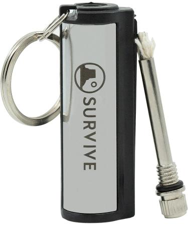 Survive Permanent Match 5-Pack: Forever Lighter Emergency Fire Starter Set with Metal Keychain - Buy Online on GoSupps.com