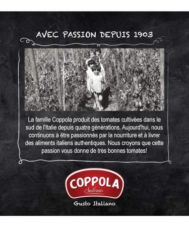  Coppola Salerno Coppola Pack of 12 chopped tomatoes with garlic 400g - Buy Online on GoSupps.com