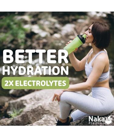 Naka Electrolytes + Energy Natural Hydration Drink Mix powder Berry Flavour Caffeine Free Botanical Boost with Beetroot Hawthorn Berry and Ginseng Made in Canada (200+50g FREE Powder) 250 g (Pack of 1) - Buy Online on GoSupps.com