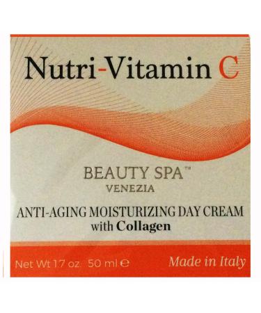 Nutri-Vitamin C Anti Aging Day Cream with Collagene 1.7 oz - Moisturizing Formula - Buy Online on GoSupps.com