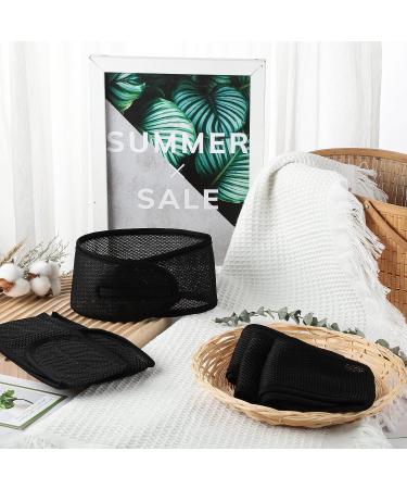 Giegxin 6 Piece Foam Mesh Wrap Headbands for Black Women - Adjustable Tape, Breathable Non Slip Hair Wraps - African Bath Spa Headbands - Buy Online on GoSupps.com