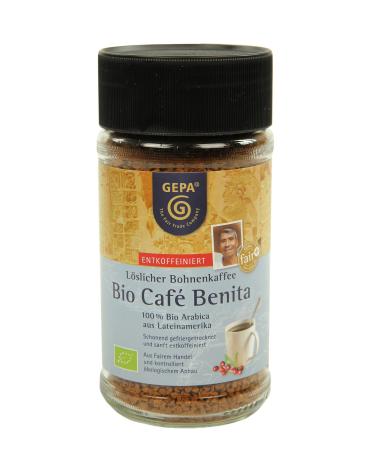 GEPA Organic Coffee Benita Decaffeinated Instant 100g (1 piece)