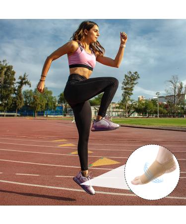 Buy Khaki Arch Support Sleeves | Anti-Slip Breathable Gel Pads for Long-Lasting Comfort | International Shipping Available - Buy Online on GoSupps.com