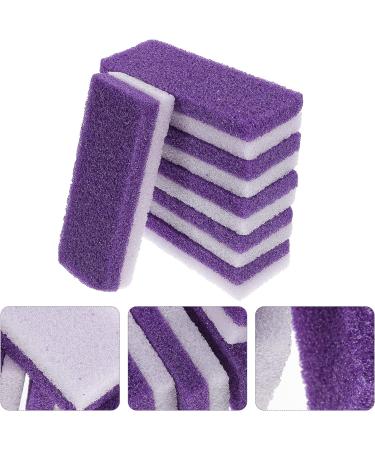 Healifty 6pcs Pumice Stone Callus Remover Foot Care Kit - Purple | Pedicure Exfoliator Scrubber for Hard Skin | 6 Count - Buy Online on GoSupps.com