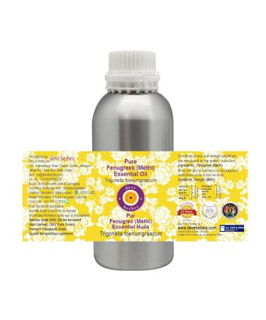 Pure Fenugreek Carrier Oil (Methi) 300ml - Cold Pressed | d ve herbes - International Shipping - Buy Online on GoSupps.com