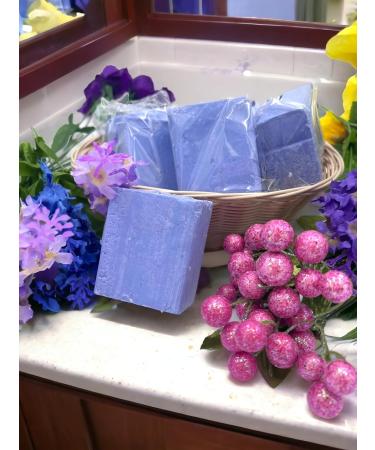 EDMIS Organic Natural Blueberry Soap Set - 4 Handmade Chemical-Free Bar Soaps - Buy Online on GoSupps.com