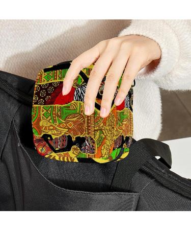 Beautiful African Landscape Zipper Bag for Menstruation Pads & Tampons - Stylish Women's Collective Bag - Buy Online on GoSupps.com