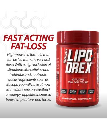 iSatori Lipo-Drex Fat Loss Thermogenic Formula + Ultra CLA & Omega - 60 Capsules + 90 Softgels - Buy Online on GoSupps.com