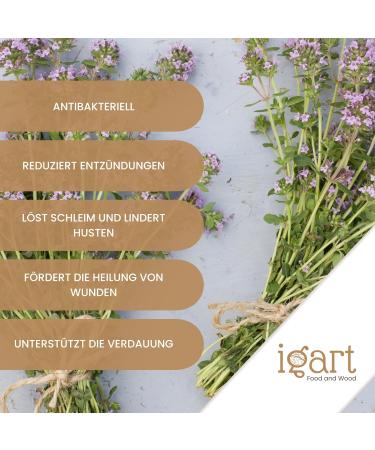  IGART IGART Cut Cattails 200g | Field Thyme | Thymus Serpyllum | Sand Thyme | for Herbal Teas | Tea - Buy Online on GoSupps.com