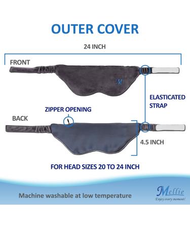 Weighted Sleep Mask for Women & Men - Bamboo Eye Cover with Earplugs | 360g Blackout Mask for Ultimate Sleep Comfort - Buy Online on GoSupps.com
