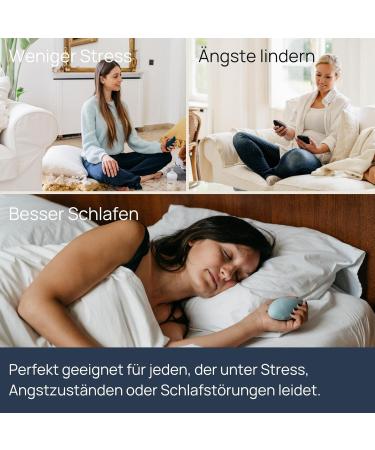 Moonbird Breathing & Meditation Device - Ultimate Sleep Aid for Adults | Stress Relief & Fear Reduction | Green Blue Blue Green - Buy Online on GoSupps.com