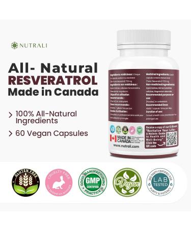 New HIGHEST POTENCY 700mg RESVERATROL Capsules 98% Pure Trans-Resveratrol Supplement Powerful Antioxidant and Anti-Inflammatory Properties. Gut Health Improved Radiant Skin Supplement for Women and Men Non-GMO Vegan Gluten Free. 60 Capsules. 60 count (Pac - Buy Online on GoSupps.com