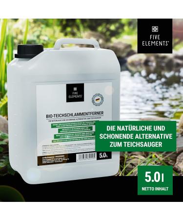 FIVE Elements Bio-Teich Sludge Remover - 5.0L | Optimal Pond Care for Spring | Enhance Water Quality | International Shipping Available - Buy Online on GoSupps.com