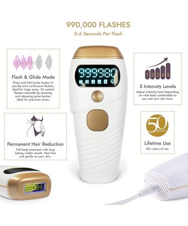 IPL Hair Removal Laser by UK Company - Permanent Hair Remover for Sensitive Skin - Buy Online on GoSupps.com