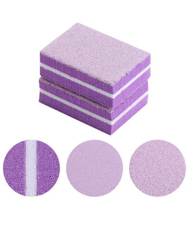 50 Pcs Mini Nail Buffers 180/100 Grit - Purple Nail Buffers for Natural Nails - Buy Online on GoSupps.com