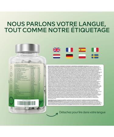 Multivitamines et Min raux -13 Vitamines Adultes dont Vitamine A B C D E K Ashwagandha Rhodiola Rosea 12min raux dont Magnesium Zinc - Complement Alimentaire Multivitamines Homme Femme 120Capsules - Buy Online on GoSupps.com