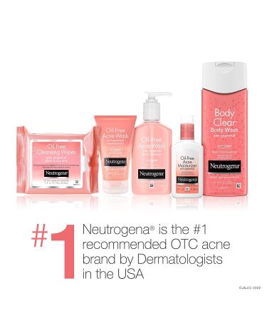 Neutrogena Oil-Free Pink Grapefruit Acne Treatment Face Wash with Vitamin C & 2% Salicylic Acid - Pack of 3 - 6.7 Fl Oz - Buy Online on GoSupps.com