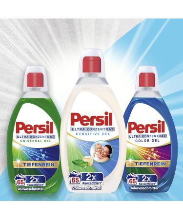 Persil Ultra Concentrate Sensitive Gel - 130 Wash Loads Liquid Detergent for Allergy Sufferers & Babies | Eco-Friendly Stain Remover Dermatologically Tested - Buy Online on GoSupps.com