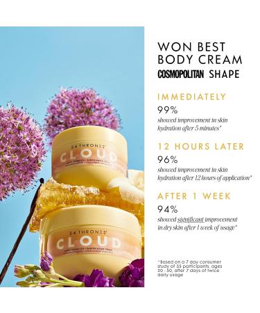 54 Thrones Mini Barrier Repair Cloud Cream Ultimate Hydrating Skin Care Hydrating Peptide Moisturizer Skin Repair Cream Active Repair Ugandan Vanilla & Ethiopian Honey - Buy Online on GoSupps.com