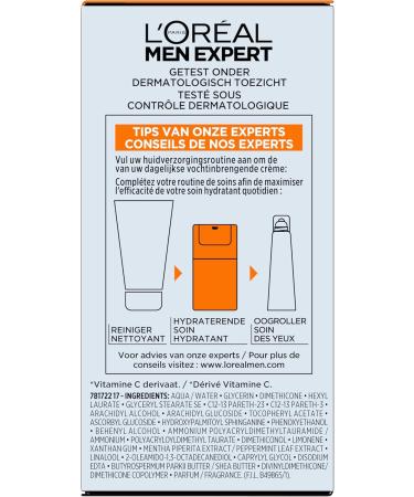 L'Oreal LOr al Paris Men Expert LOr al Hydra Energetic Comfort Max 50ml Facial cream for dry skin Especially for men between 20 and 40 years old who suffer from dry and tired skin - Buy Online on GoSupps.com