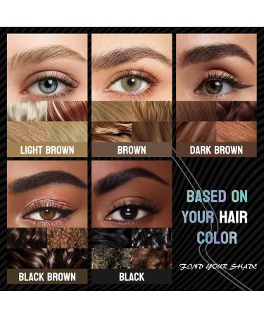  KALOEY Eyebrow Pencil Microblading Eyebrow Pencil 2 in 1 Double Ended 3D with 2 Forked Tips for a Natural Look and Long-Lasting Results - Buy Online on GoSupps.com