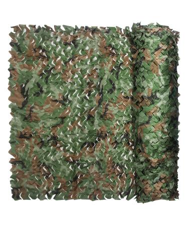 iunio Camo Netting, Camouflage Net, Bulk Roll, Mesh, Cover, Blind for Hunting, Decoration, Sun Shade, Party, Camping, Outdoor Army Green 6.5ftx5ft/2mx1.5m