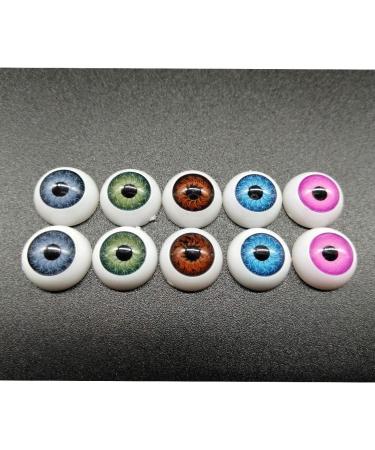 TIHOOD 12mm Doll Eyeballs - 100pcs/box | Acrylic Eyes for DIY Dolls, Bears & Crafts - Halloween - Buy Online on GoSupps.com