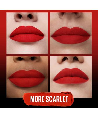  Maybelline L'Oreal Paris Maybelline New York Matter Lipstick Color Sensational Ultimate Mat #299 More Scarlet (Red) 1 x 2g - Buy Online on GoSupps.com