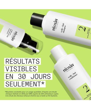 NIOXIN System 2 - for Natural Hair Advanced Hair Loss - Kit/Shampoo/Conditioner/Scalp Care - Buy Online on GoSupps.com