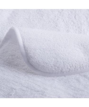 Polyte Premium Microfibre Wash Cloth 33 x 33 cm - White - Pack of 6 - Buy Online on GoSupps.com