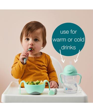 b.box Sippy Cup 8oz - Pistachio Green | Baby Straw Cup with Weighted Straw, Easy-Grip Handles | 6m - Buy Online on GoSupps.com
