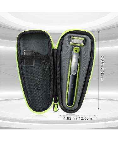 Fyy Bag Case for Philips One Blade | Hard Travel Case for QP2520 QP2530 QP2630 Electric Shaver - Green - Ultimate Protection & Style - Buy Online on GoSupps.com