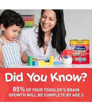 Enfagrow Premium Toddler Nutritional Drink Vanilla Flavor Omega-3 DHA for Brain Support Prebiotics & Vitamins for Immune Health  Powder Can 32 Oz Pack of 4 - Buy Online on GoSupps.com