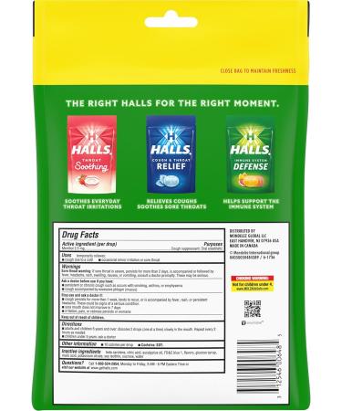 HALLS Throat Soothing Green Apple Cough Drops Economy Pack 80 Drops (Pack of 2) - Buy Online on GoSupps.com