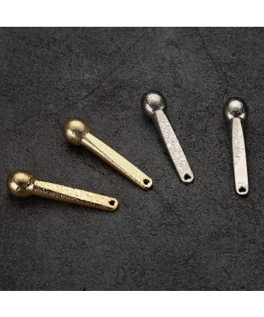 Lisapack Metal Eye Cream Applicator 4 Pack - Roller Ball Massager Stick for Depuffing and Massage - Silver & Gold - Buy Online on GoSupps.com