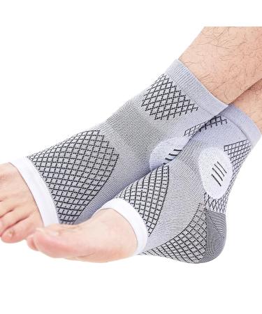 Neuropathy Toeless Support Socks - Ankle Foot Compression for Pain Relief | Ideal for Plantar Fasciitis Tendonitis Arthritis Heel Spurs | Unisex Small Size - Buy Online on GoSupps.com