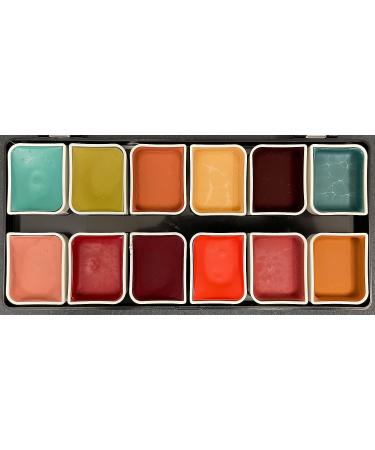 Narrative Cosmetics 12-Color Alcohol-Activated Palette - Professional Waterproof SFX Makeup for Tattoo Cover - Buy Online on GoSupps.com