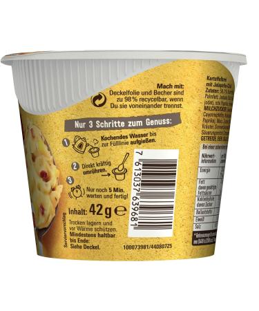 MAGGI 5 Minute Terrine Mashed Potatoes with Jalape o Chili - Pack of 8 (8 x 42g) | Quick & Flavorful International Shipping - Buy Online on GoSupps.com
