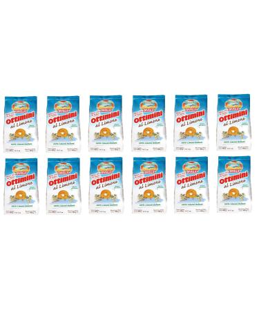 Divella Divella Ottimini al Limone 12 Italian Cookies with Lemon 400g Cookies 100% Italian Lemon