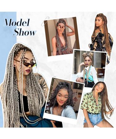 Feshfen Pre-Stretched Braiding Hair Extensions - 65 cm 4 Packs | Yaki-Textured Synthetic Hair for Easy Braids | Black - Buy Online on GoSupps.com