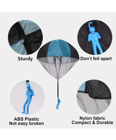 Parachute Toy for Kids - 4 Pack Hand-Throw Parachutists | Outdoor Flight Games & Gifts - Buy Online on GoSupps.com