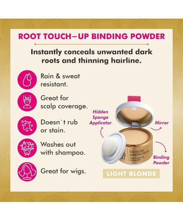 Style Edit Root Touch Up Powder - Light Blonde | Temporary Hair Color for Dark Roots | Root Concealer for Grays & Thinning Hair | Mineral Infused Powder - 0.13 oz - Buy Online on GoSupps.com