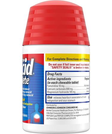 Pepcid Complete Tropical Fruit Chewable Tablets 25 ct - Acid Reducer + Antacid (557951) - Buy Online on GoSupps.com