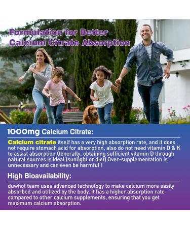 Calcium Citrate Gummies 1000mg & Magnesium Oxide Gummies 400mg Chewable Calcium Magnesium Supplements for Women & Men Bone Muscle Nerve Health - Buy Online on GoSupps.com