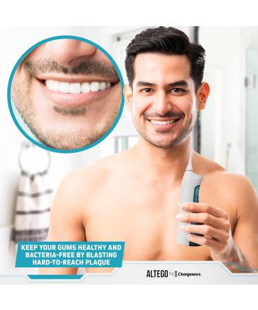 Altego Ultra Sonic Electric Toothbrush & Dental Oral Irrigator Combo Set - Rechargeable Waterproof Teeth Whitening Kit for Adults - Buy Online on GoSupps.com