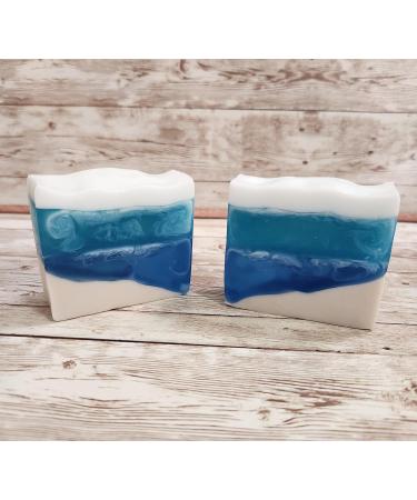 Buy Ocean Themed Beach Soap - Exfoliating Handmade Shea Butter & Goat Milk | All Natural Guilty Type Scent - Shop Internationally - Buy Online on GoSupps.com