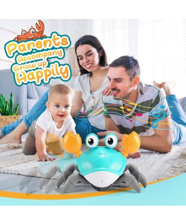 Adeokay Crab Baby Toys for 1-3 Years | Crawling Toys for Infants & Toddlers | Green Gifts for Girls 6-10 Months - Buy Online on GoSupps.com